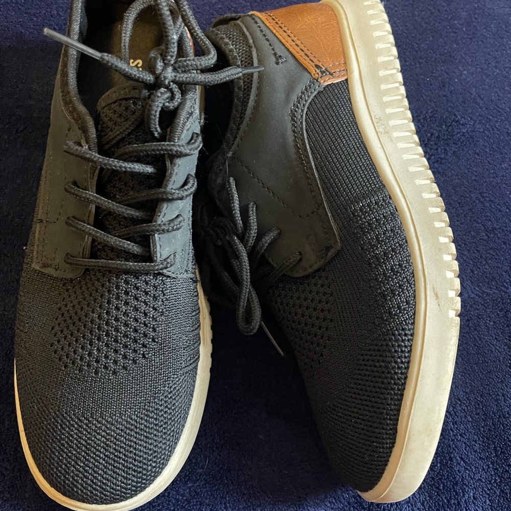 Boys Black and Brown Casual Shoes